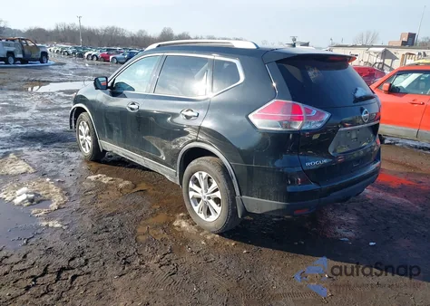 2016 Nissan Rogue Sv из США, поврежденный, VIN JN8AT2MV4GW151786